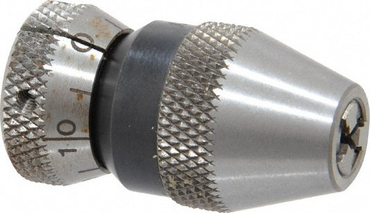 Albrecht 70010 Drill Chuck 1/16" Capacity, Tapered Mount, JT0