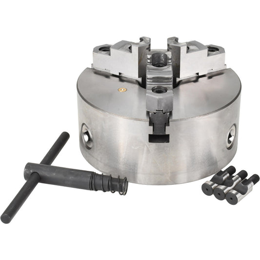 Value Collection 429-3084 Manual Lathe Chuck 8", 3 Jaws, Self-Centering