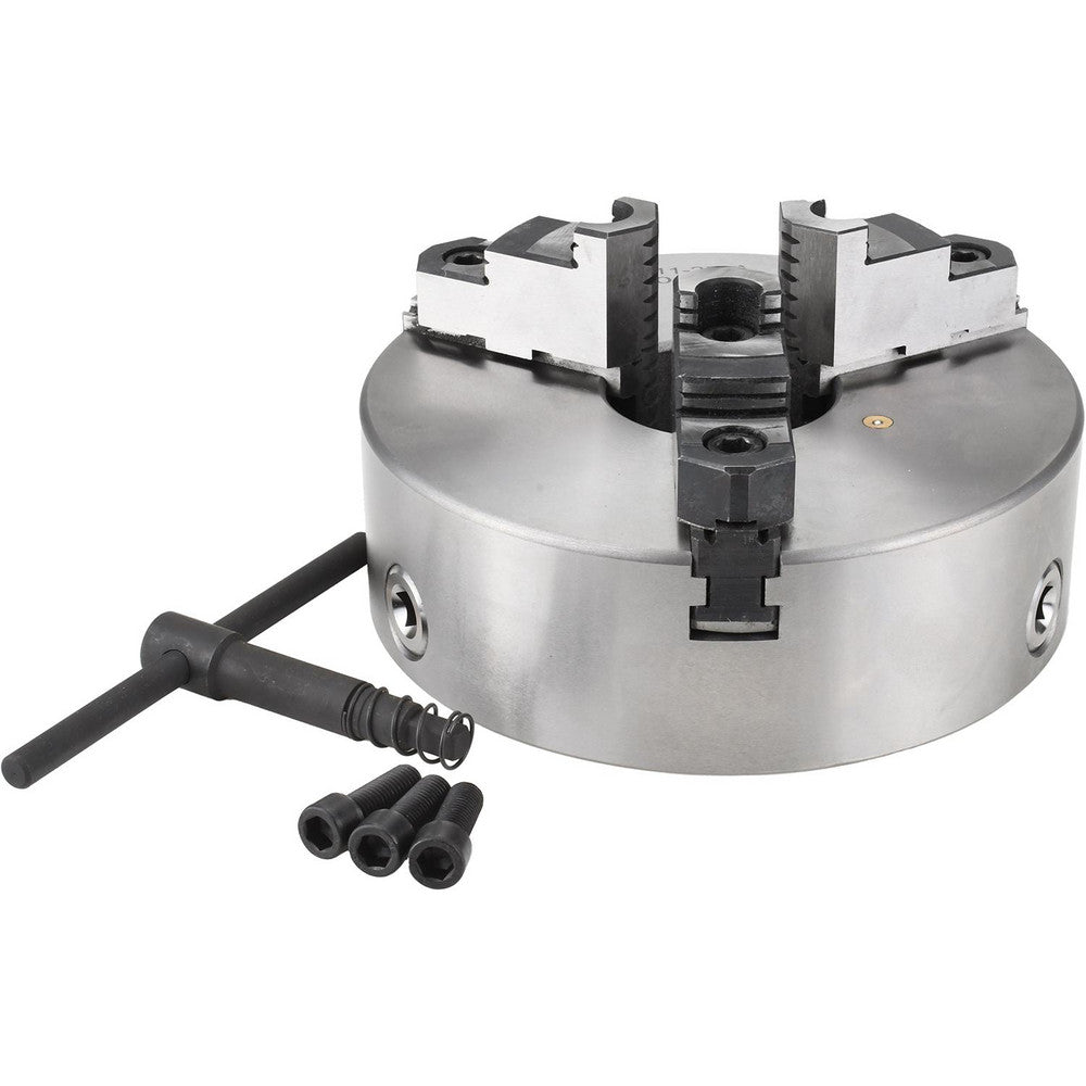 Value Collection 428-7010 Manual Lathe Chuck 10", 3 Jaws, Self-Centering