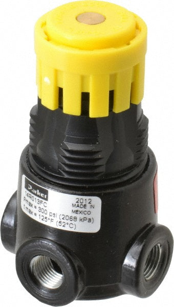 Parker 14R013FC Compressed Air Regulator 1/8" NPT, 300 Max psi, Miniature
