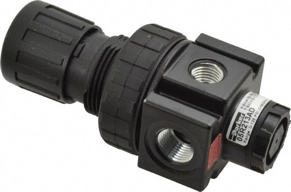 Parker 05R213AD Compressed Air Regulator 3/8" NPT, 300 Max psi, Economy
