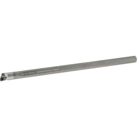 Kennametal 1950382 Indexable Boring Bar E05MSWUPR15, 0.347" Min Bore Dia, Right Hand Cut, 5/16" Shank Dia, 3 &deg Lead Angle, Solid Carbide (Shank), Steel (Head)