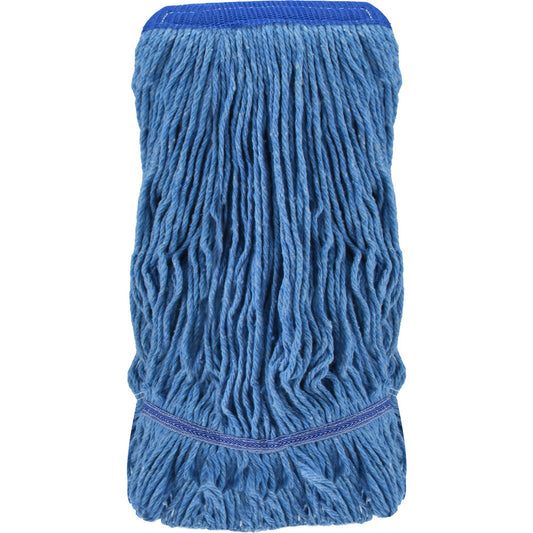 Pro-Source 08625394 Wet Mop Loop Clamp Jaw, Large, Blue Mop, Blended Fiber