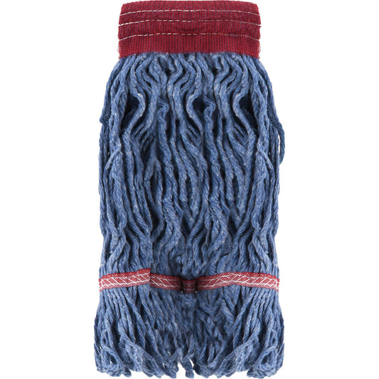 Pro-Source 08625410 Wet Mop Loop Clamp Jaw, X-Small, Blue Mop, Blended Fiber