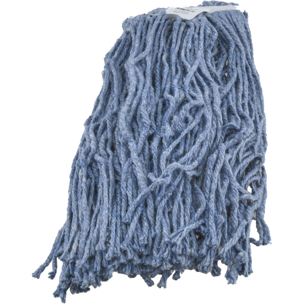 Pro-Source 08625444 Wet Mop Cut Clamp Jaw, Large, Blue Mop, Blended Fiber