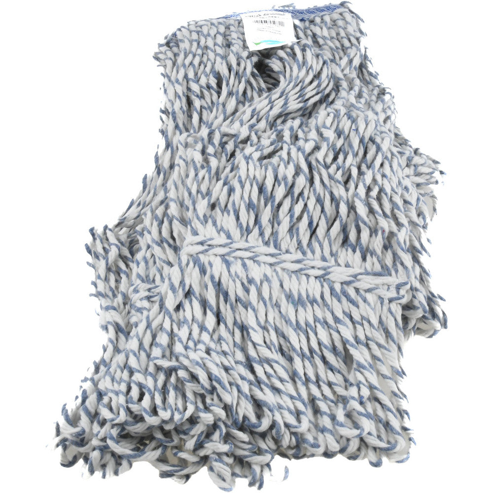 Pro-Source 08625493 Wet Mop Loop Clamp Jaw, Small, Blue & White Mop, Synthetic