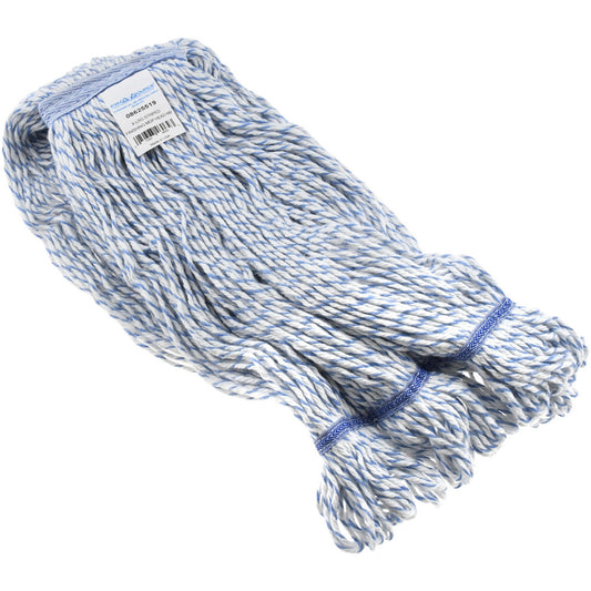 Pro-Source 08625519 Wet Mop Loop Clamp Jaw, X-Large, Blue & White Mop, Synthetic