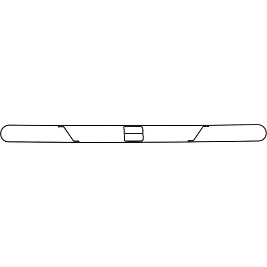 Pro-Source 08625709 48" Long x 3-1/4" Wide Chrome Plated Steel Dust Mop Frame