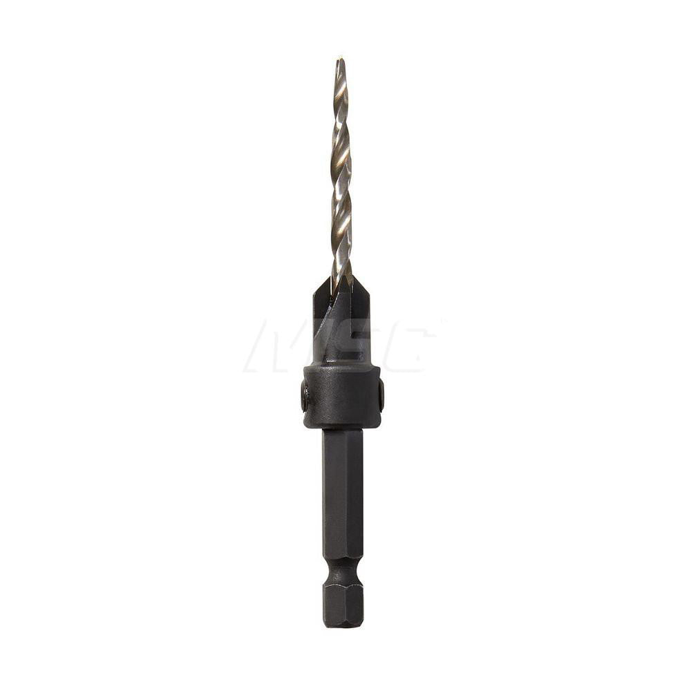 DeWALT DW2567 #6 Cutter Diam, 9/64" Drill Compatibility, Adjustable Depth Drill Countersink
