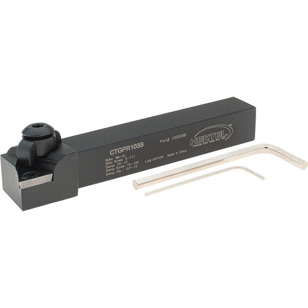 Hertel 1000088 RH CTGP 0&deg Positive Rake Indexable Turning Toolholder