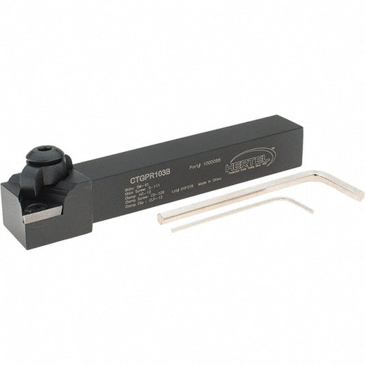 Hertel 1000088 RH CTGP 0&deg Positive Rake Indexable Turning Toolholder