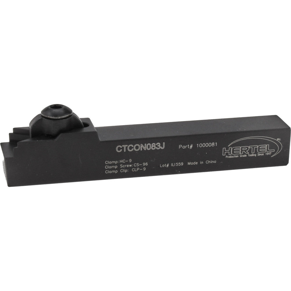 Hertel 1000081 Neutral CTCO 0&deg Neutral Rake Indexable Turning Toolholder