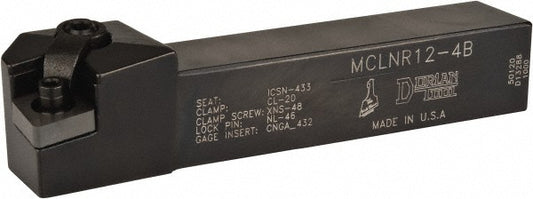 Dorian Tool 73310150120 RH MCLN -7&deg Negative Rake Indexable Turning Toolholder