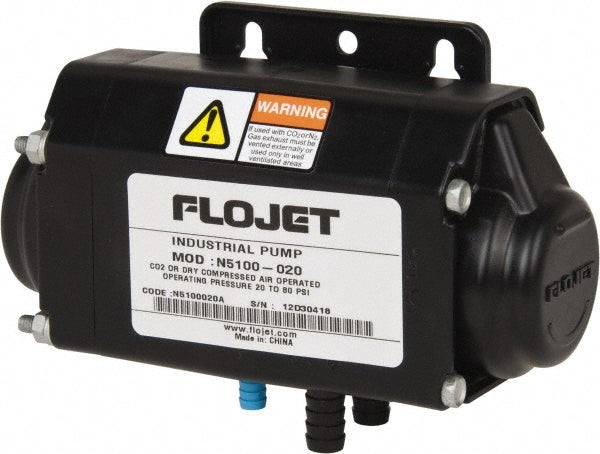 FloJet N5100020A Air Operated Diaphragm Pump 3/8" NPT, Acetal Coplymer Housing