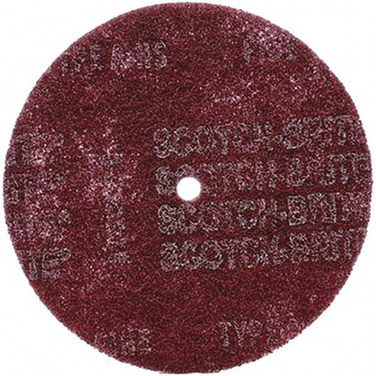 3M 7000121006 Deburring Disc 8" Dia, 1/2" Hole, Fine Grade, Aluminum Oxide