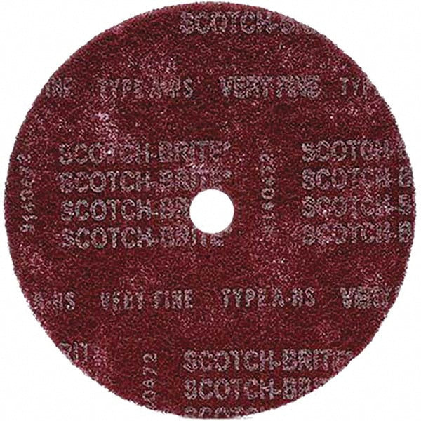 3M 7010328947 Deburring Disc 12" Dia, 1-1/4" Hole, Very Fine Grade, Aluminum Oxide