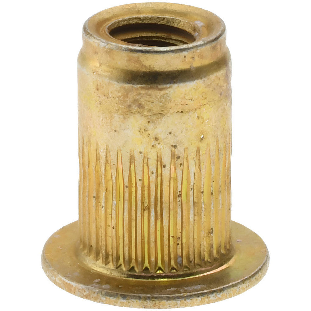AVK ALS4T-832-80 #8-32, 0.265 Insert Diam, 0.42" OAL, Knurled Body Open End Threaded Insert