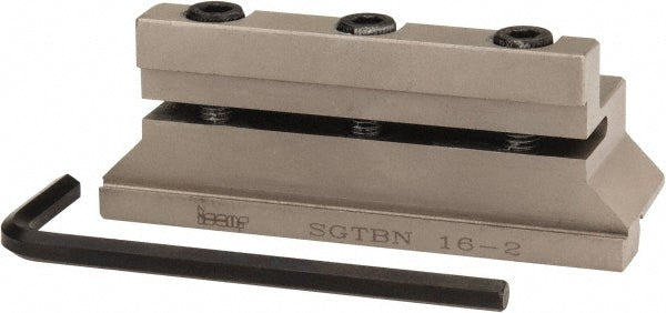 Iscar 2300726 Tool Block Style SGTBN, 19mm Blade Height, 76mm OAL, 30mm OAH, Indexable Cutoff Blade Tool Block