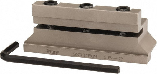 Iscar 2300726 Tool Block Style SGTBN, 19mm Blade Height, 76mm OAL, 30mm OAH, Indexable Cutoff Blade Tool Block