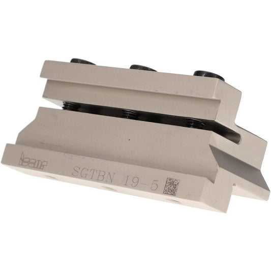 Iscar 2300730 Tool Block Style SGTBN, 1.02" Blade Height, 3.4" OAL, Indexable Cutoff Blade Tool Block