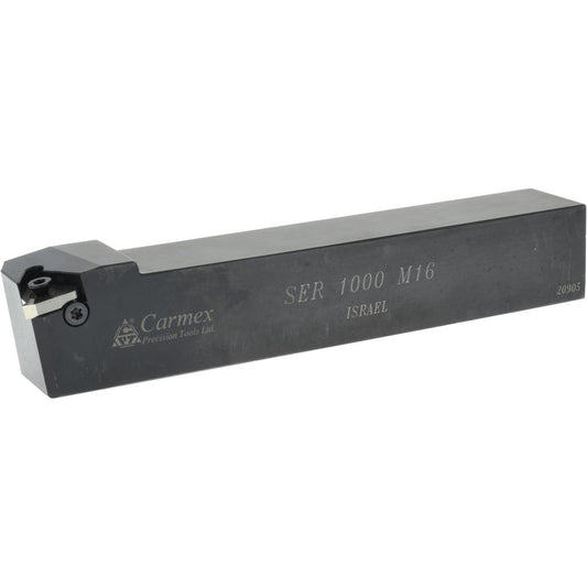 Carmex SER1000M16 Indexable Threading Toolholder External, Right Hand, 1 x 1" Shank