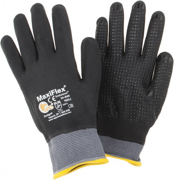 ATG 34-846/XL Work Gloves ATG 34-846, Size X-Large, Micro-Foam Nitrile-Coated Nylon, General Purpose