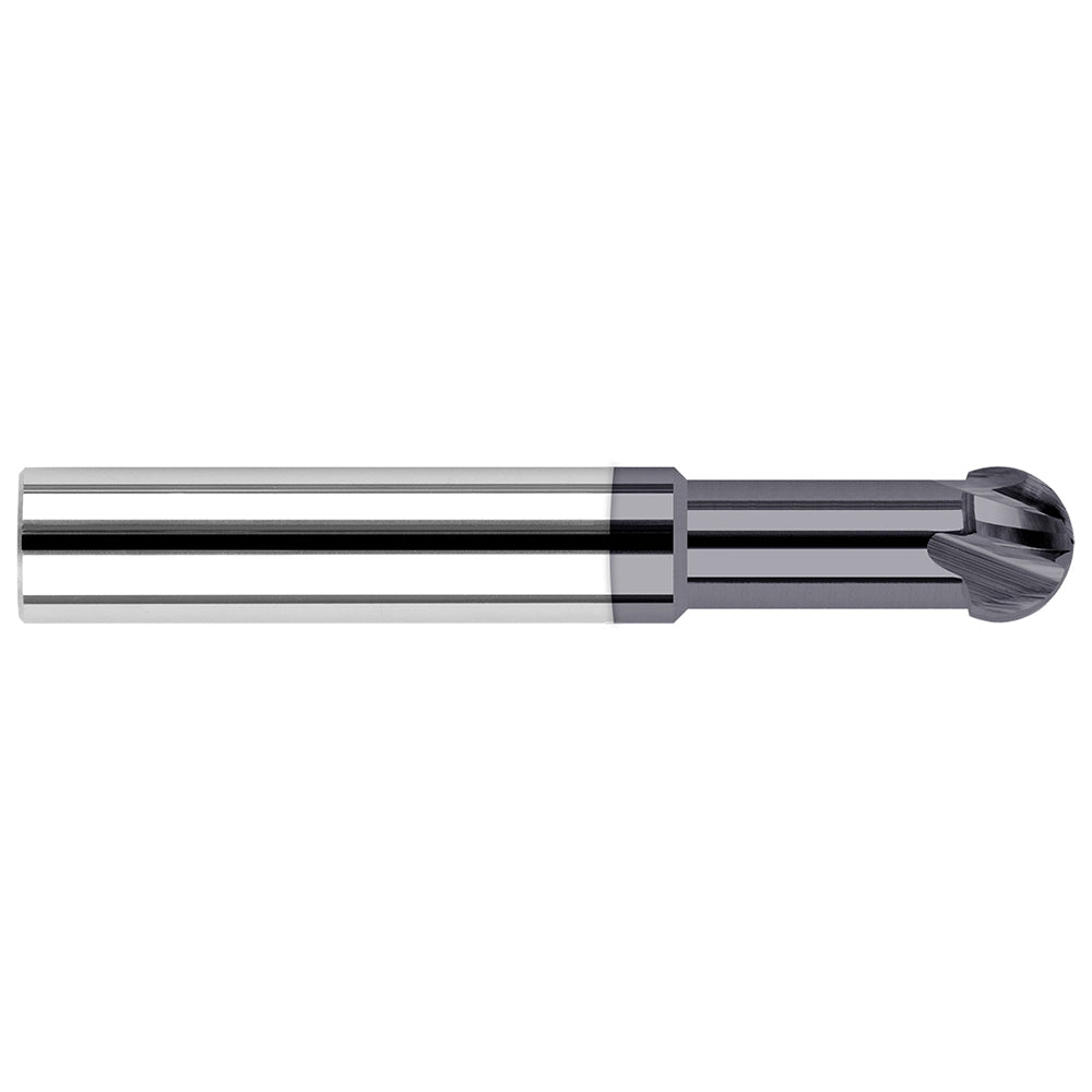 Harvey Tool 22808-C3 Undercutting End Mill 1/8" Dia, 4 Flute, 0.0625" Radius, Solid Carbide