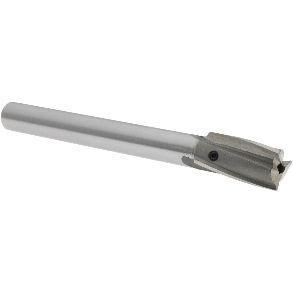 Value Collection GH8790420 21/32" Diam, 1/2" Shank, Diam, 3 Flutes, Straight Shank, Interchangeable Pilot Counterbore