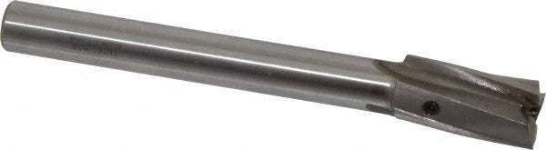 Value Collection GH8790446 11/16" Diam, 1/2" Shank, Diam, 3 Flutes, Straight Shank, Interchangeable Pilot Counterbore