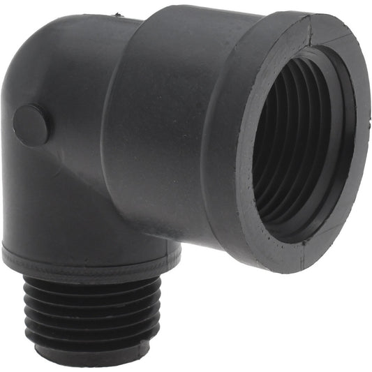 Green Leaf SE 100 P 1" Polypropylene Plastic Pipe 90&deg Street Elbow