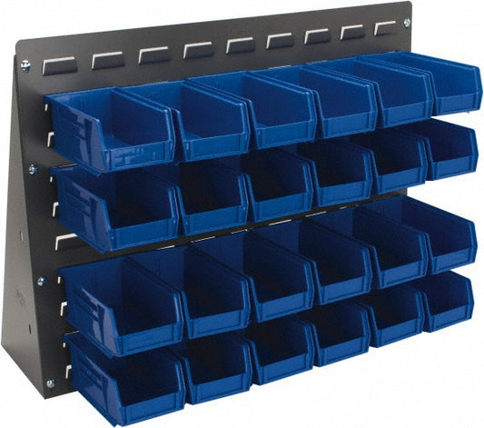 Quantum Storage QBR-2721-220-24BL 24 Bin Bench Rack Unit with Bins