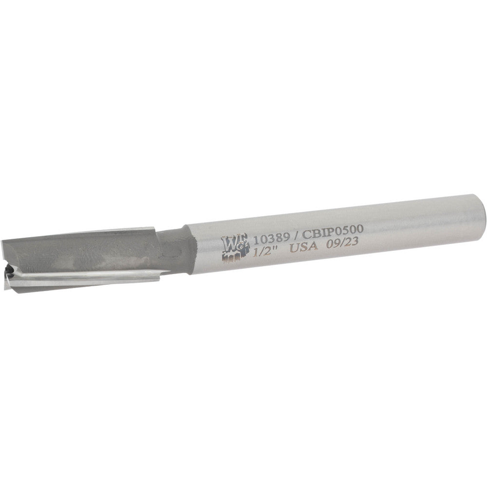 Whitney Tool Co. 10389 1/2" Diam, 7/16" Shank, Diam, 3 Flutes, Straight Shank, Interchangeable Pilot Counterbore