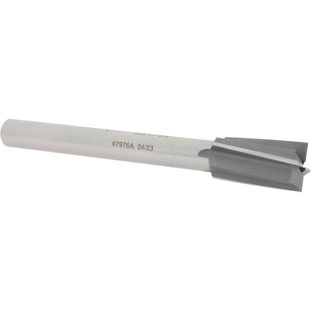 Value Collection GH8830481 3/4" Diam, 1/2" Shank, Diam, 4 Flutes, Straight Shank, Interchangeable Pilot Counterbore