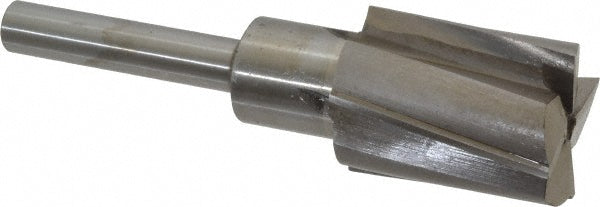 Value Collection GH8831323 1-1/2" Diam, 1/2" Shank, Diam, 4 Flutes, Straight Shank, Interchangeable Pilot Counterbore