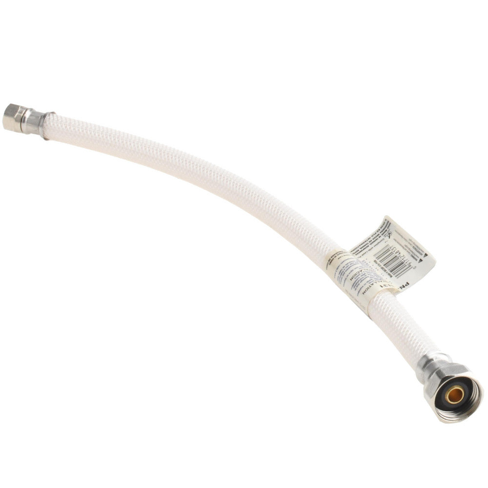 Value Collection 48131 3/8" Compression Inlet, 1/2" FIP Outlet, Reinforced PVC Lavatory/Sink Supply Line