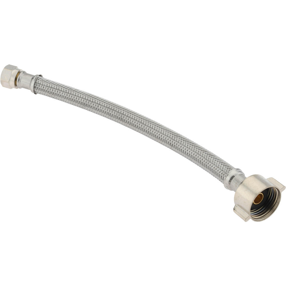 Value Collection 48087 3/8" Compression Inlet, 7/8" Ballcock Outlet, Stainless Steel Closet Supply Line