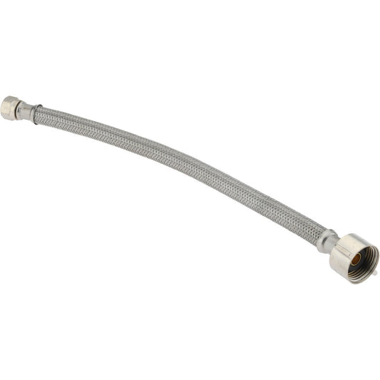 Value Collection 48088 3/8" Compression Inlet, 7/8" Ballcock Outlet, Stainless Steel Closet Supply Line