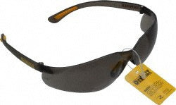 DeWALT DPG52-2D Safety Glass Anti-Fog & Scratch-Resistant, Polycarbonate, Smoke Lenses, Frameless, UV Protection