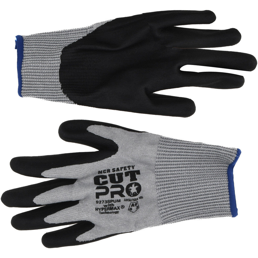 MCR Safety 9273SPUM Cut, Puncture & Abrasion-Resistant Gloves Cut Pro 9273SPU, Size Medium, ANSI Cut A9, ANSI Puncture 3, Polyurethane, HPPE