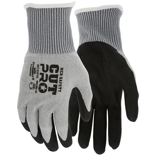 MCR Safety 9273SPUXL Cut, Puncture & Abrasion-Resistant Gloves Cut Pro 9273SPU, Size X-Large, ANSI Cut A9, ANSI Puncture 3, Polyurethane, HPPE