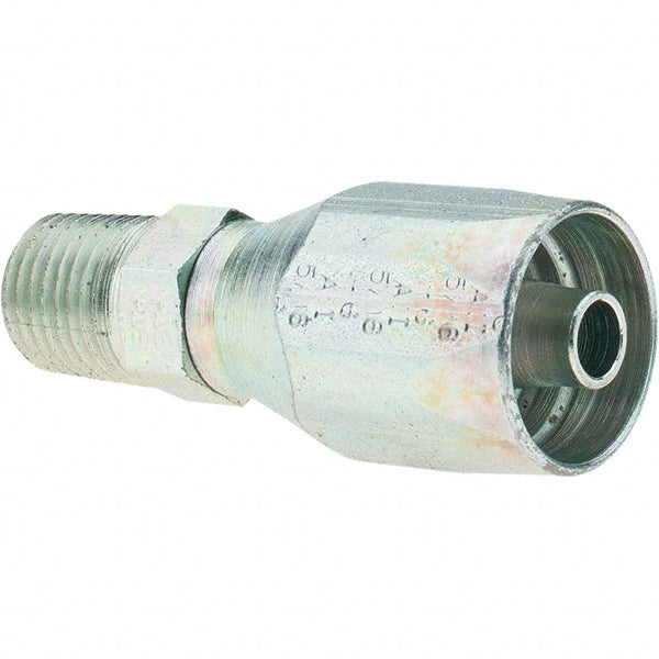 Eaton 24706N-104 1/4-18 NPT, Carbon Steel Reusable Hose Male Fitting