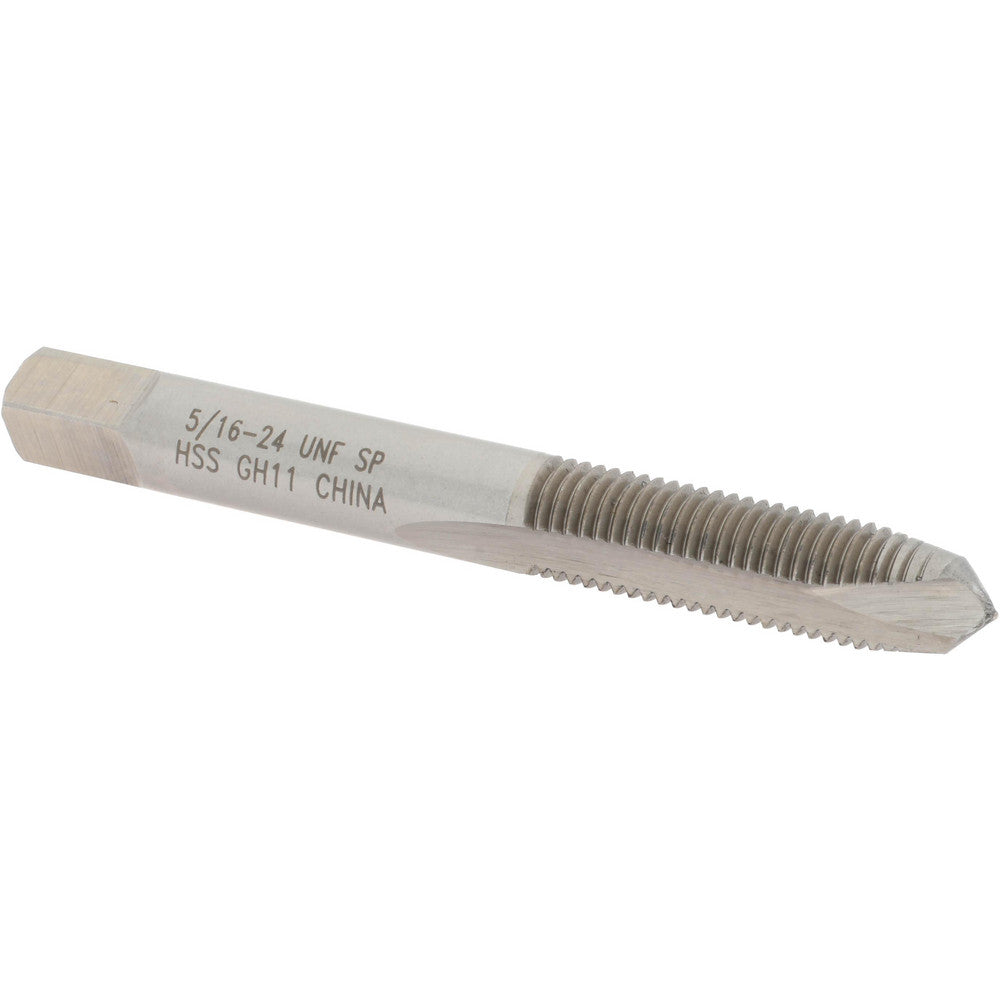 Value Collection JY8962623 Spiral Point Tap 5/16-24 UNF, 2 Flutes, Plug, High Speed Steel, Bright Finish
