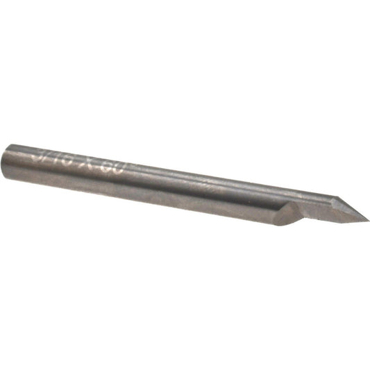 Harvey Tool 30020 Engraving Cutter 60 &deg, 3/16" Dia, Pointed, Solid Carbide
