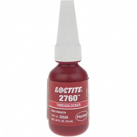 Loctite 303441 Threadlocker Red, Liquid, 10 mL, Bottle
