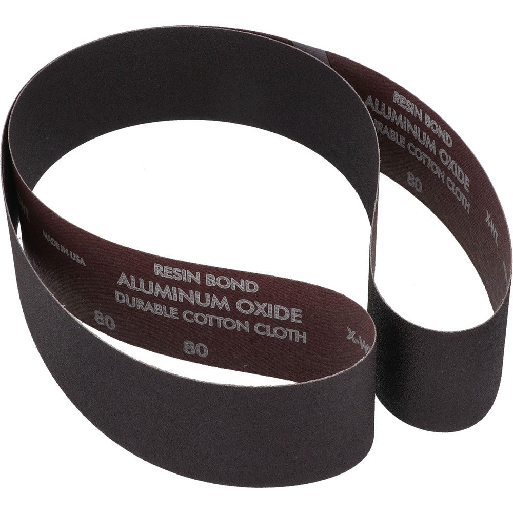 Norton 78072721590 Abrasive Belt  2-1/2" Wide, 60" OAL, 80 Grit, Aluminum Oxide