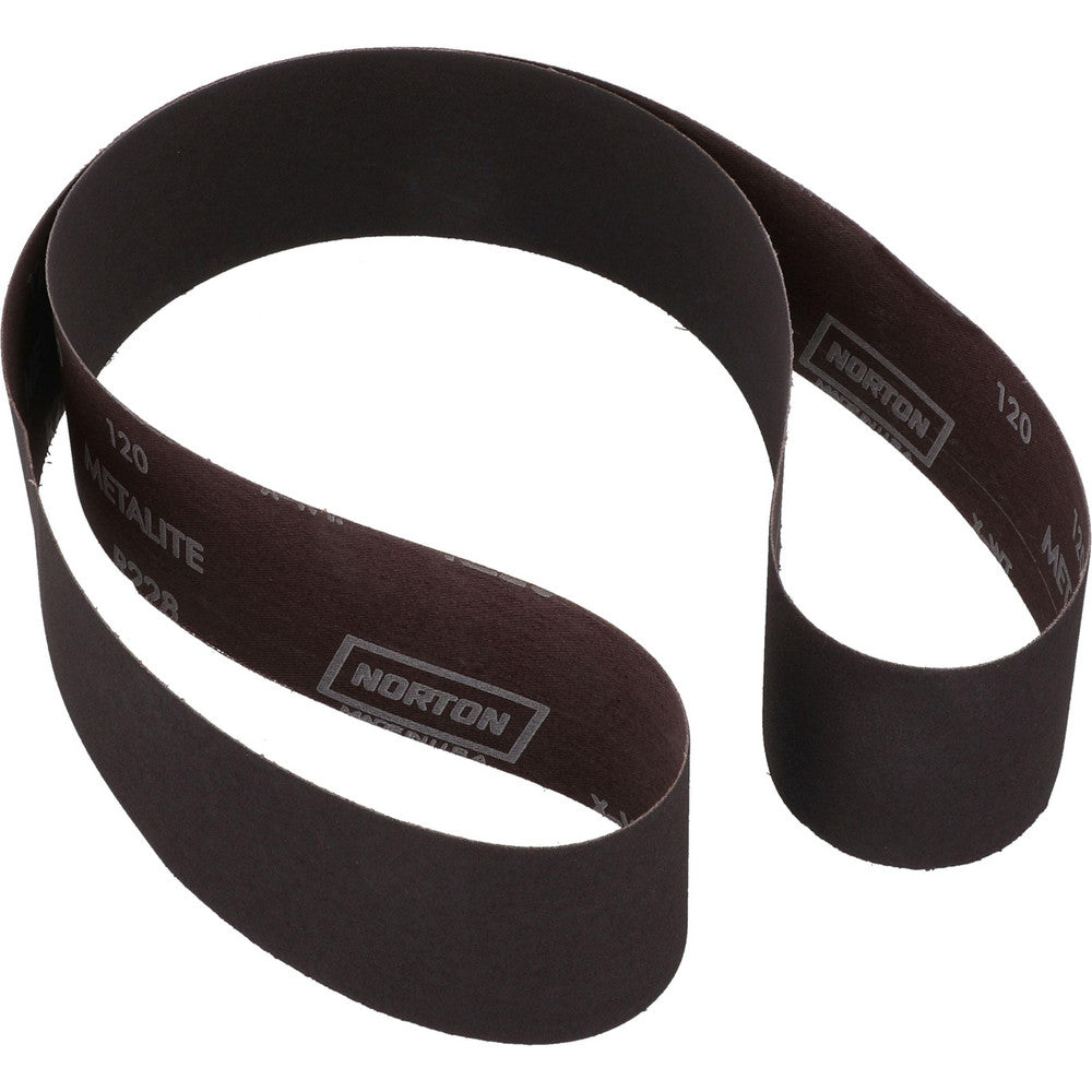 Norton 78072721580 Abrasive Belt  2-1/2" Wide, 60" OAL, 120 Grit, Aluminum Oxide