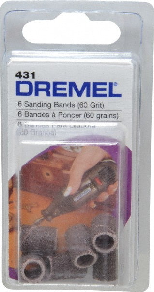 Dremel 431 Spiral Band Aluminum Oxide, 60 Grit, Medium Grade