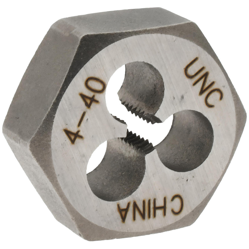 Value Collection 365-0061 Hex Rethreading Die #4-40, Right Hand, Carbon Steel