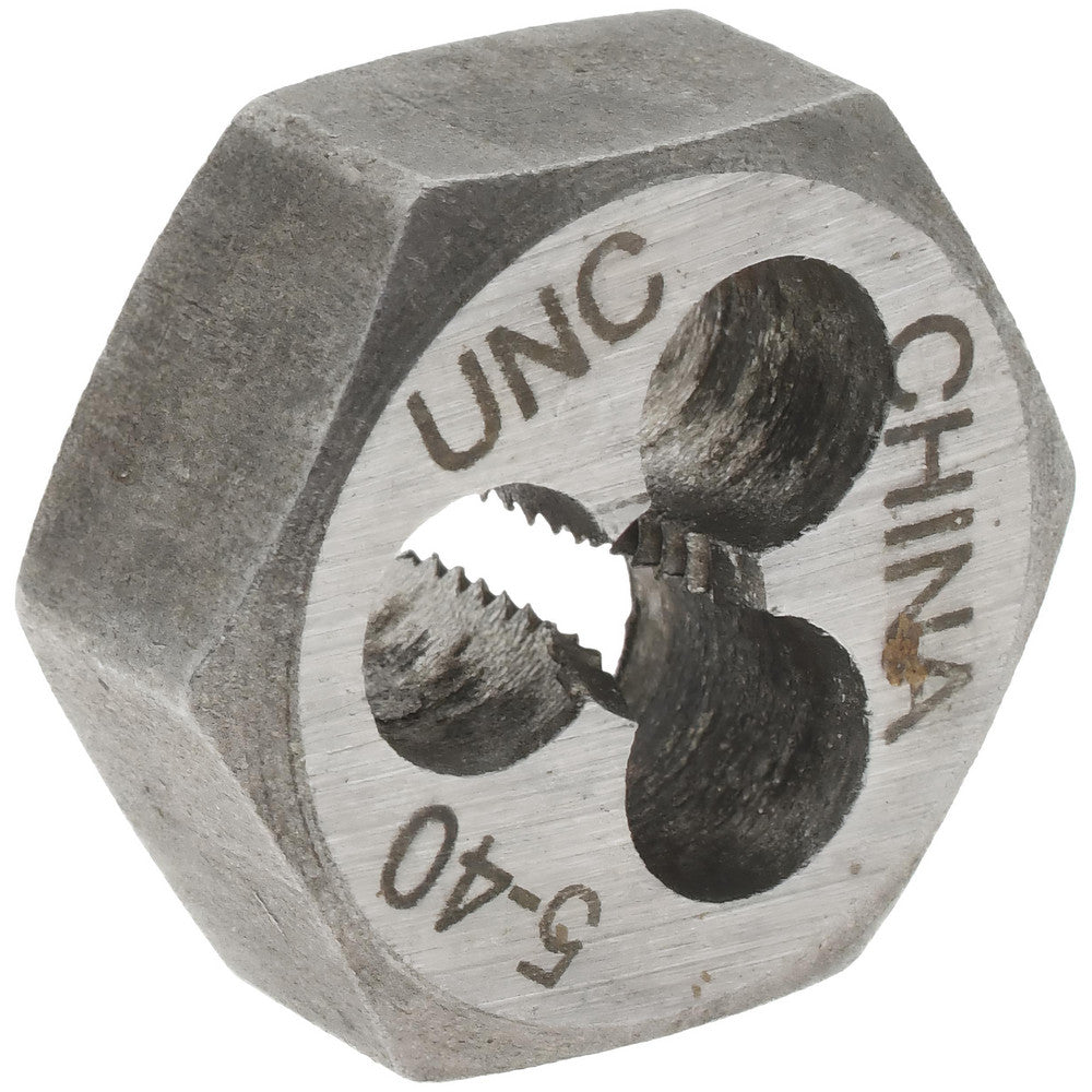 Value Collection 365-0064 Hex Rethreading Die #5-40, Right Hand, Carbon Steel