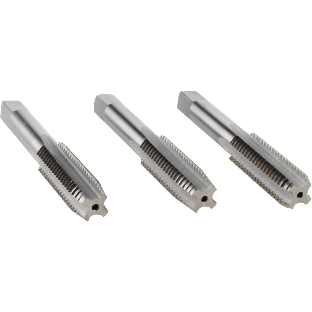 Value Collection JY9036401 Tap Set Metric Coarse, 4 Flute, High Speed Steel, Bright Finish